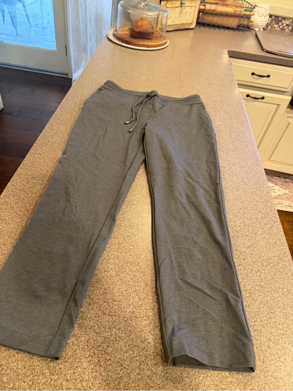 Dalia Gray Drawstring Sweatpants